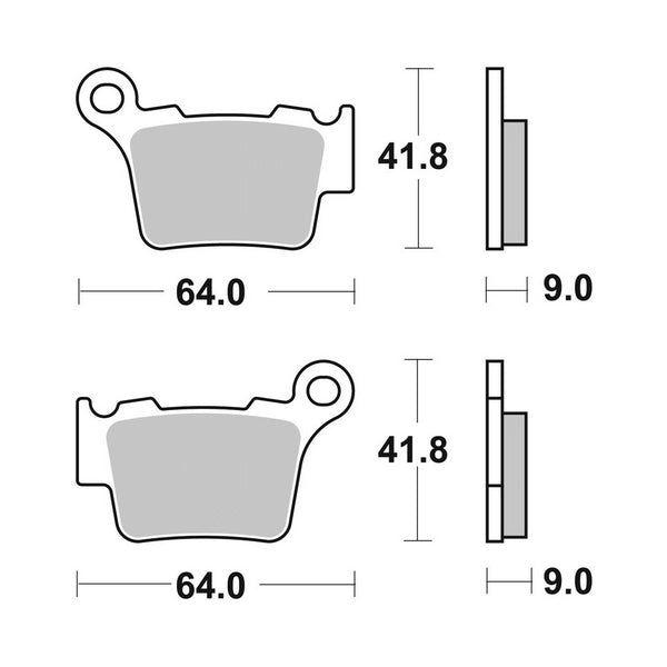 Pastillas de freno sinterizadas Brembo 07BB27SD