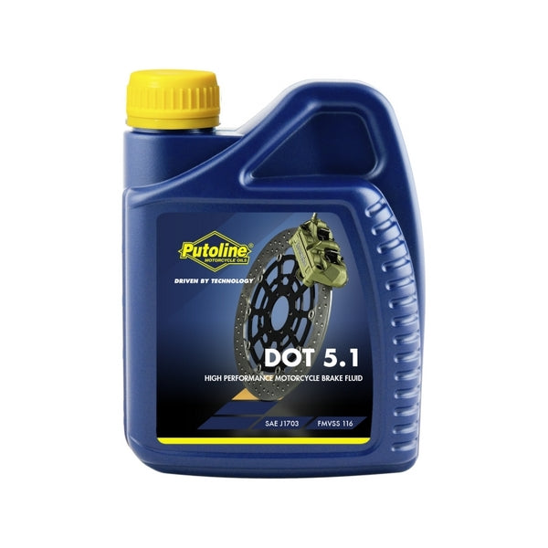 PUTOLINE BRAKEFLUID DOT 5.1 500 ML