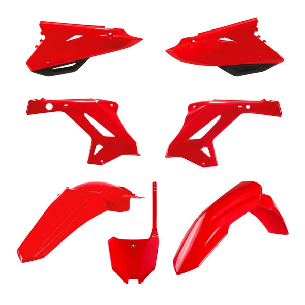 Kit plástica POLISPORT MX rojo - Honda CR125 / 250 91309