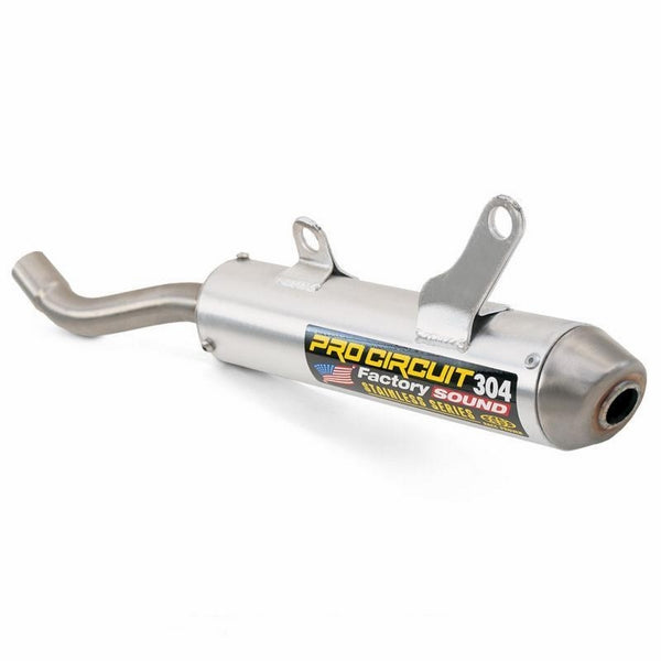 Silencioso Pro Circuit 304 Suzuki RM125: aluminio, tapa de acero inox SS02125-SE