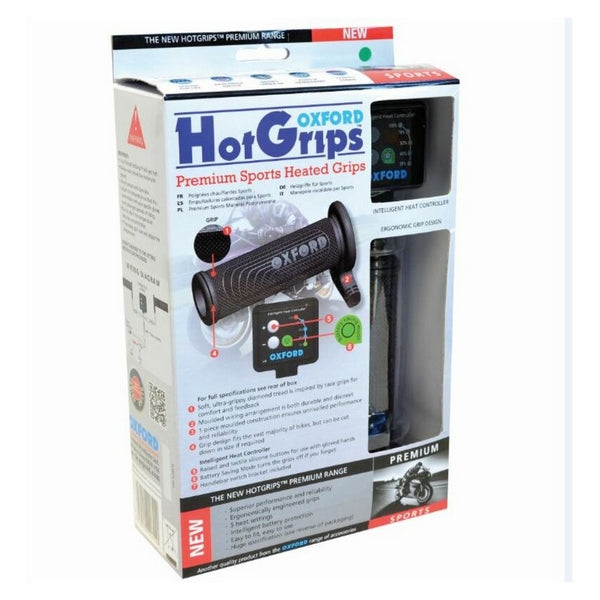 Puños calefactables OXFORD Sport premium con interruptor V8  OF692