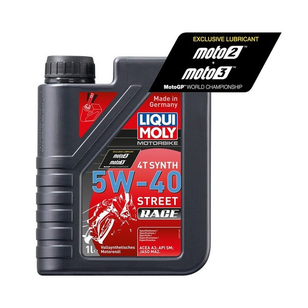 LIQUI MOLY Sintético 4T 5W-40 Street Race - 1L 2592