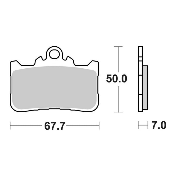 Pastillas BREMBO 07HO72SA front