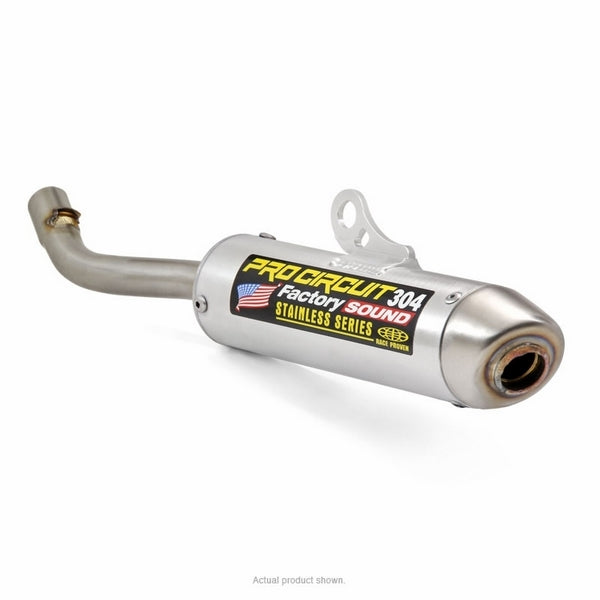 Silencioso Pro Circuit 304 Yamaha YZ125: Silencioso de aluminio, tapa de acero inox SY02125-SE
